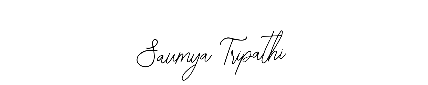 Create a beautiful signature design for name Saumya Tripathi. With this signature (Bearetta-2O07w) fonts, you can make a handwritten signature for free. Saumya Tripathi signature style 12 images and pictures png