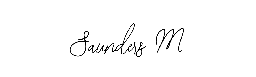It looks lik you need a new signature style for name Saunders M. Design unique handwritten (Bearetta-2O07w) signature with our free signature maker in just a few clicks. Saunders M signature style 12 images and pictures png