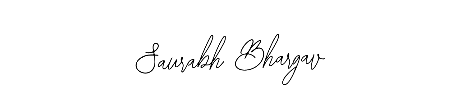 Use a signature maker to create a handwritten signature online. With this signature software, you can design (Bearetta-2O07w) your own signature for name Saurabh Bhargav. Saurabh Bhargav signature style 12 images and pictures png