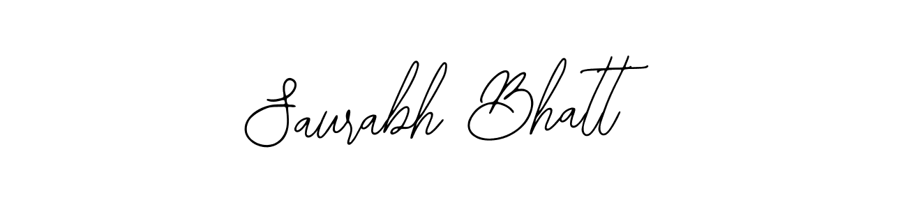 You should practise on your own different ways (Bearetta-2O07w) to write your name (Saurabh Bhatt) in signature. don't let someone else do it for you. Saurabh Bhatt signature style 12 images and pictures png