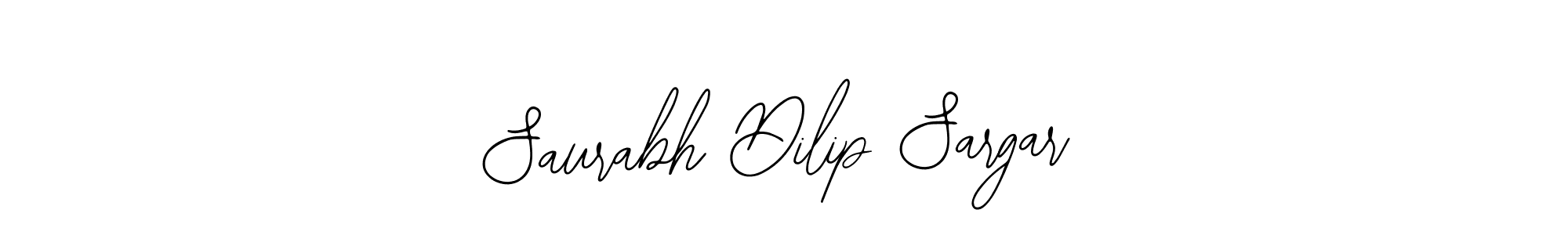 The best way (Bearetta-2O07w) to make a short signature is to pick only two or three words in your name. The name Saurabh Dilip Sargar include a total of six letters. For converting this name. Saurabh Dilip Sargar signature style 12 images and pictures png