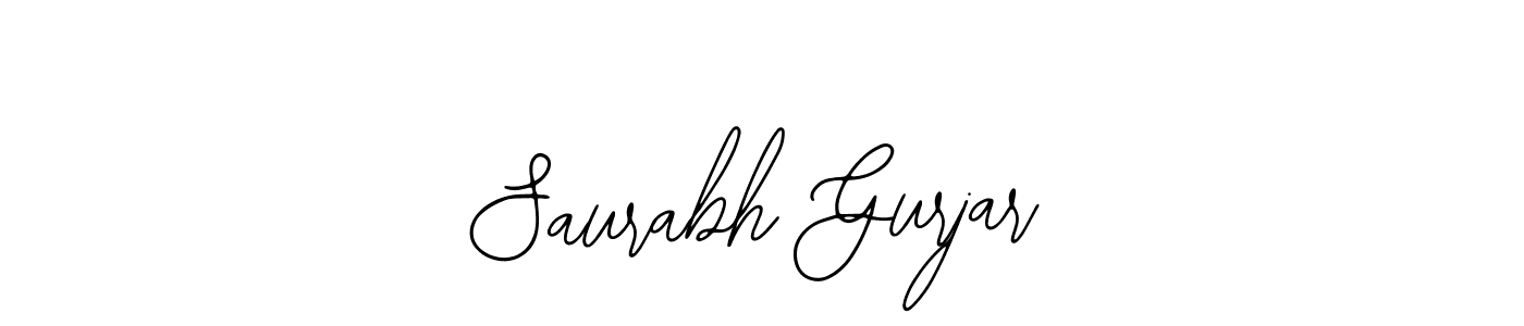 How to make Saurabh Gurjar signature? Bearetta-2O07w is a professional autograph style. Create handwritten signature for Saurabh Gurjar name. Saurabh Gurjar signature style 12 images and pictures png
