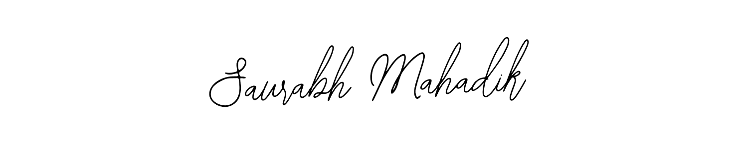 Make a beautiful signature design for name Saurabh Mahadik. Use this online signature maker to create a handwritten signature for free. Saurabh Mahadik signature style 12 images and pictures png