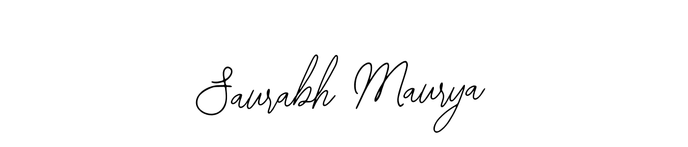 Design your own signature with our free online signature maker. With this signature software, you can create a handwritten (Bearetta-2O07w) signature for name Saurabh Maurya. Saurabh Maurya signature style 12 images and pictures png