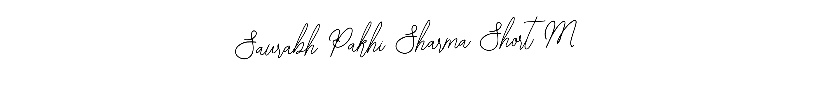 How to make Saurabh Pakhi Sharma Short M signature? Bearetta-2O07w is a professional autograph style. Create handwritten signature for Saurabh Pakhi Sharma Short M name. Saurabh Pakhi Sharma Short M signature style 12 images and pictures png