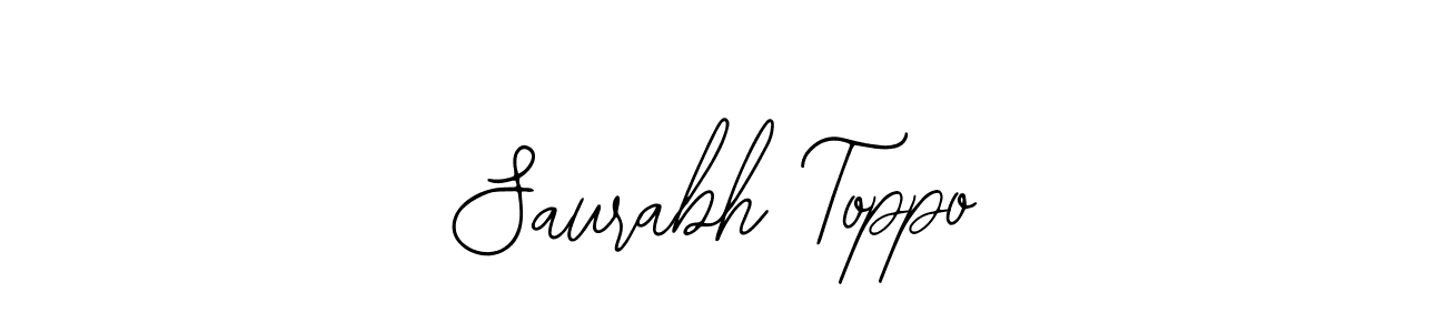 This is the best signature style for the Saurabh Toppo name. Also you like these signature font (Bearetta-2O07w). Mix name signature. Saurabh Toppo signature style 12 images and pictures png