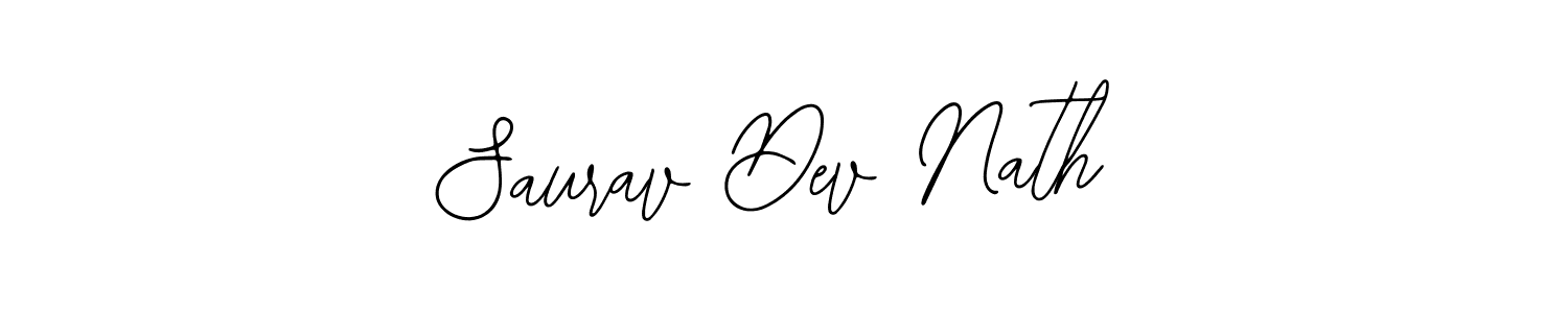 Design your own signature with our free online signature maker. With this signature software, you can create a handwritten (Bearetta-2O07w) signature for name Saurav Dev Nath. Saurav Dev Nath signature style 12 images and pictures png