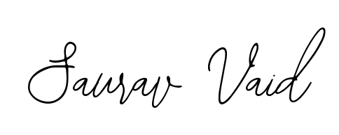 Create your official email sign-off with Saurav Vaid name in Bearetta-2O07w style. Crisp, clean, and perfectly legible across all screens. Saurav Vaid signature style 12 images and pictures png