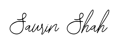 A stylish, flowing autograph style designed for name Saurin Shah using Bearetta-2O07w typography. Perfect for digital creative projects. Saurin Shah signature style 12 images and pictures png