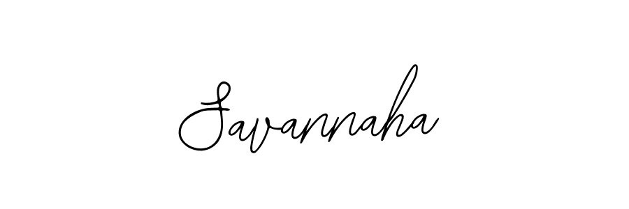 How to make Savannaha signature? Bearetta-2O07w is a professional autograph style. Create handwritten signature for Savannaha name. Savannaha signature style 12 images and pictures png