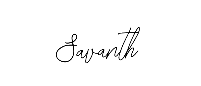 You should practise on your own different ways (Bearetta-2O07w) to write your name (Savanth) in signature. don't let someone else do it for you. Savanth signature style 12 images and pictures png