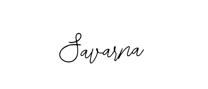 How to make Savarna name signature. Use Bearetta-2O07w style for creating short signs online. This is the latest handwritten sign. Savarna signature style 12 images and pictures png