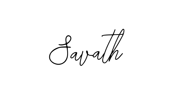 How to make Savath signature? Bearetta-2O07w is a professional autograph style. Create handwritten signature for Savath name. Savath signature style 12 images and pictures png