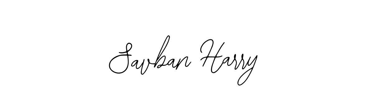 Make a beautiful signature design for name Savban Harry. Use this online signature maker to create a handwritten signature for free. Savban Harry signature style 12 images and pictures png