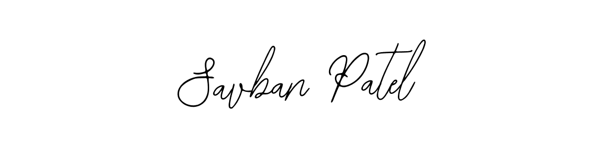 It looks lik you need a new signature style for name Savban Patel. Design unique handwritten (Bearetta-2O07w) signature with our free signature maker in just a few clicks. Savban Patel signature style 12 images and pictures png