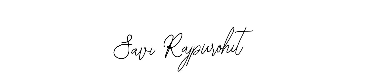 Use a signature maker to create a handwritten signature online. With this signature software, you can design (Bearetta-2O07w) your own signature for name Savi Rajpurohit. Savi Rajpurohit signature style 12 images and pictures png