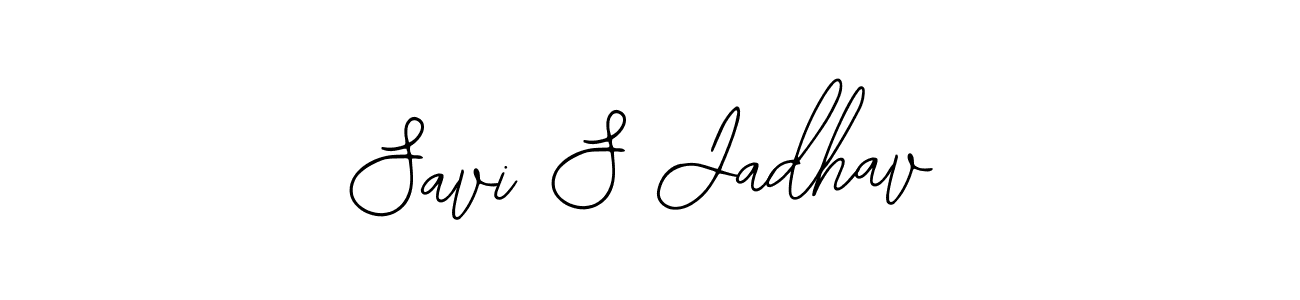 Similarly Bearetta-2O07w is the best handwritten signature design. Signature creator online .You can use it as an online autograph creator for name Savi S Jadhav. Savi S Jadhav signature style 12 images and pictures png