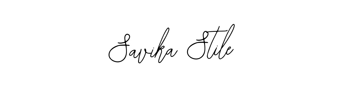 Make a beautiful signature design for name Savika Stile. With this signature (Bearetta-2O07w) style, you can create a handwritten signature for free. Savika Stile signature style 12 images and pictures png