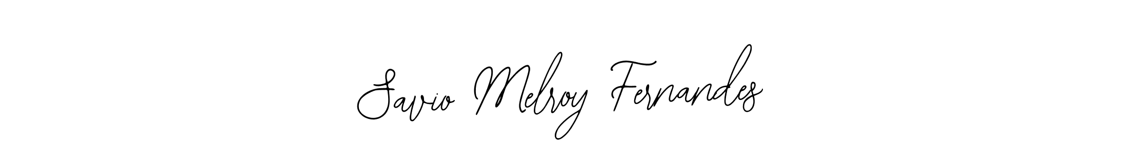 Use a signature maker to create a handwritten signature online. With this signature software, you can design (Bearetta-2O07w) your own signature for name Savio Melroy Fernandes. Savio Melroy Fernandes signature style 12 images and pictures png