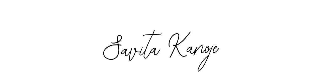 Bearetta-2O07w is a professional signature style that is perfect for those who want to add a touch of class to their signature. It is also a great choice for those who want to make their signature more unique. Get Savita Kanoje name to fancy signature for free. Savita Kanoje signature style 12 images and pictures png