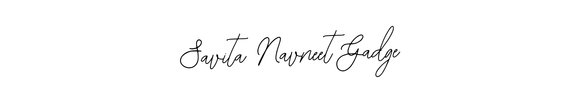 Also we have Savita Navneet Gadge name is the best signature style. Create professional handwritten signature collection using Bearetta-2O07w autograph style. Savita Navneet Gadge signature style 12 images and pictures png