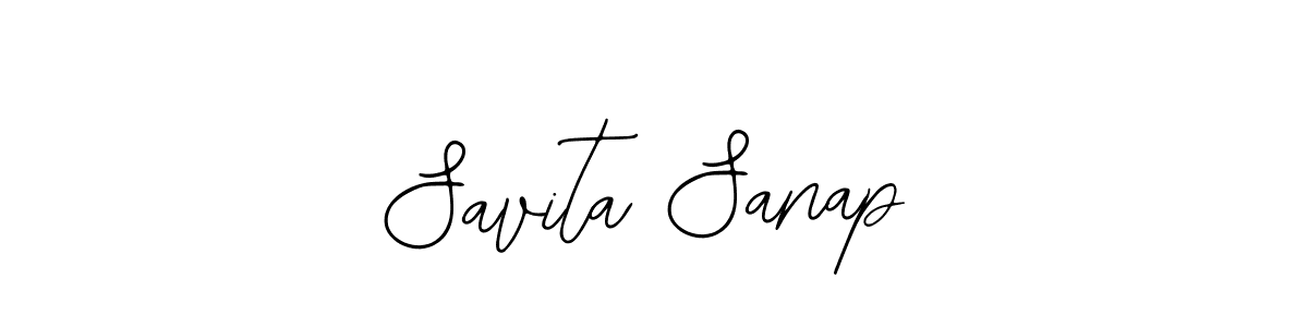 The best way (Bearetta-2O07w) to make a short signature is to pick only two or three words in your name. The name Savita Sanap include a total of six letters. For converting this name. Savita Sanap signature style 12 images and pictures png