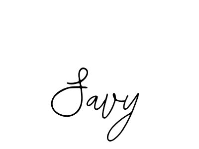 How to make Savy name signature. Use Bearetta-2O07w style for creating short signs online. This is the latest handwritten sign. Savy signature style 12 images and pictures png