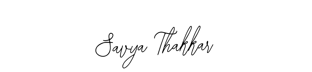 Use a signature maker to create a handwritten signature online. With this signature software, you can design (Bearetta-2O07w) your own signature for name Savya Thakkar. Savya Thakkar signature style 12 images and pictures png