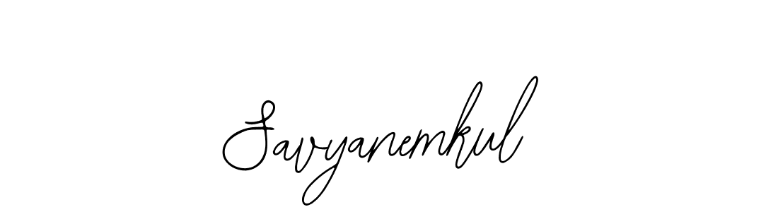 Design your own signature with our free online signature maker. With this signature software, you can create a handwritten (Bearetta-2O07w) signature for name Savyanemkul. Savyanemkul signature style 12 images and pictures png