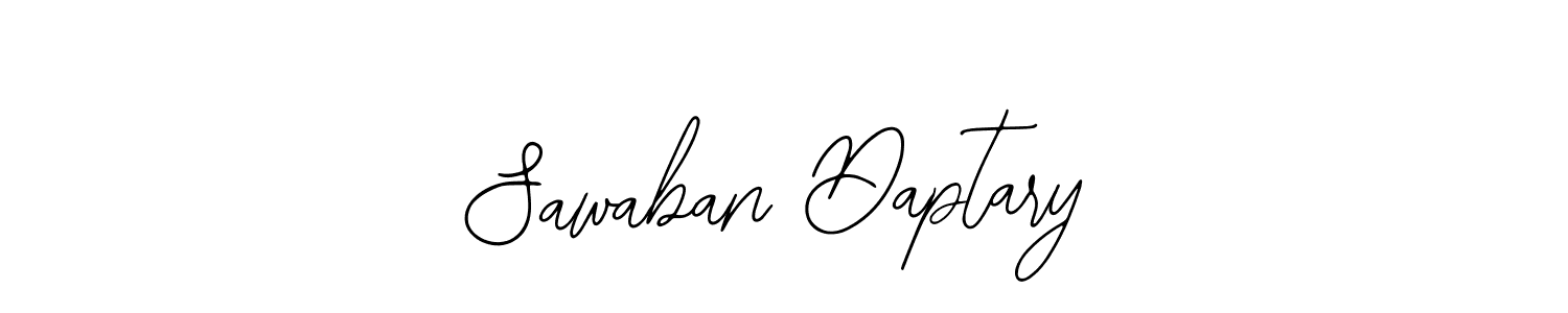 It looks lik you need a new signature style for name Sawaban Daptary. Design unique handwritten (Bearetta-2O07w) signature with our free signature maker in just a few clicks. Sawaban Daptary signature style 12 images and pictures png