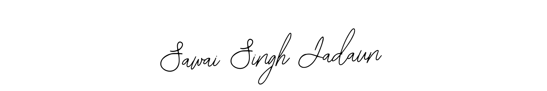 You should practise on your own different ways (Bearetta-2O07w) to write your name (Sawai Singh Jadaun) in signature. don't let someone else do it for you. Sawai Singh Jadaun signature style 12 images and pictures png