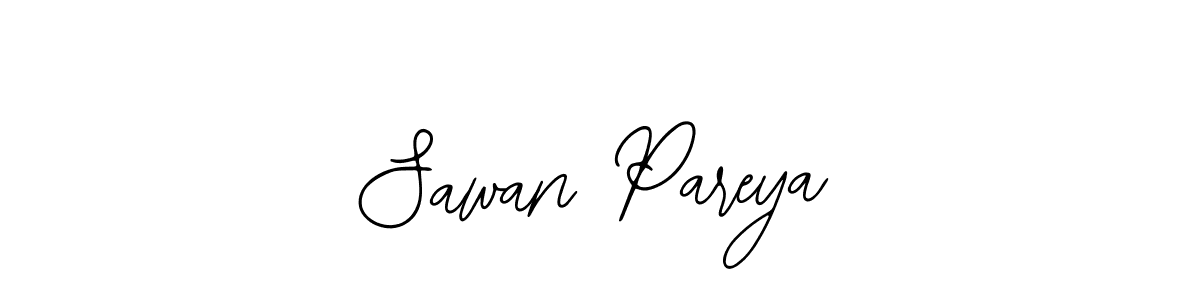 Use a signature maker to create a handwritten signature online. With this signature software, you can design (Bearetta-2O07w) your own signature for name Sawan Pareya. Sawan Pareya signature style 12 images and pictures png