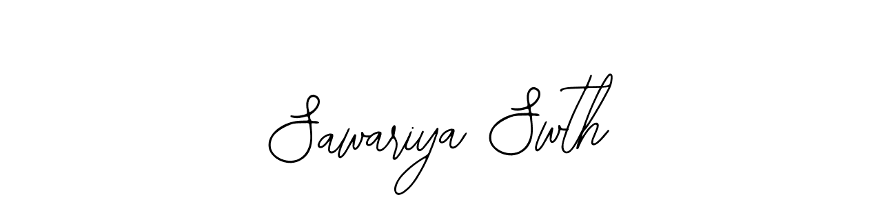 How to make Sawariya Swth signature? Bearetta-2O07w is a professional autograph style. Create handwritten signature for Sawariya Swth name. Sawariya Swth signature style 12 images and pictures png