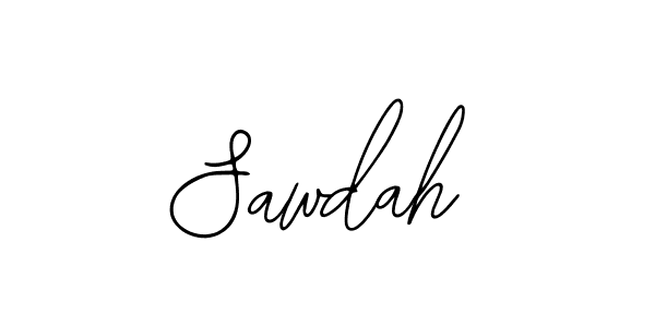 Make a beautiful signature design for name Sawdah. Use this online signature maker to create a handwritten signature for free. Sawdah signature style 12 images and pictures png