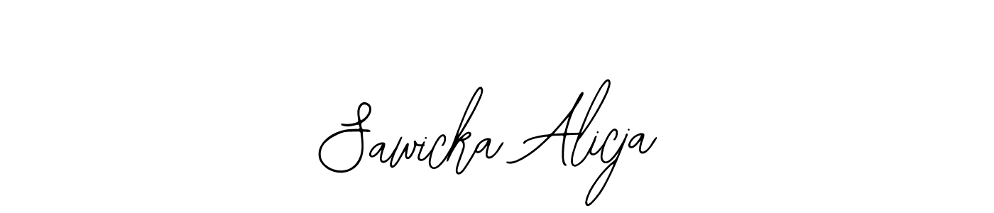 Sawicka Alicja stylish signature style. Best Handwritten Sign (Bearetta-2O07w) for my name. Handwritten Signature Collection Ideas for my name Sawicka Alicja. Sawicka Alicja signature style 12 images and pictures png