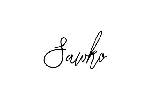 if you are searching for the best signature style for your name Sawko. so please give up your signature search. here we have designed multiple signature styles  using Bearetta-2O07w. Sawko signature style 12 images and pictures png