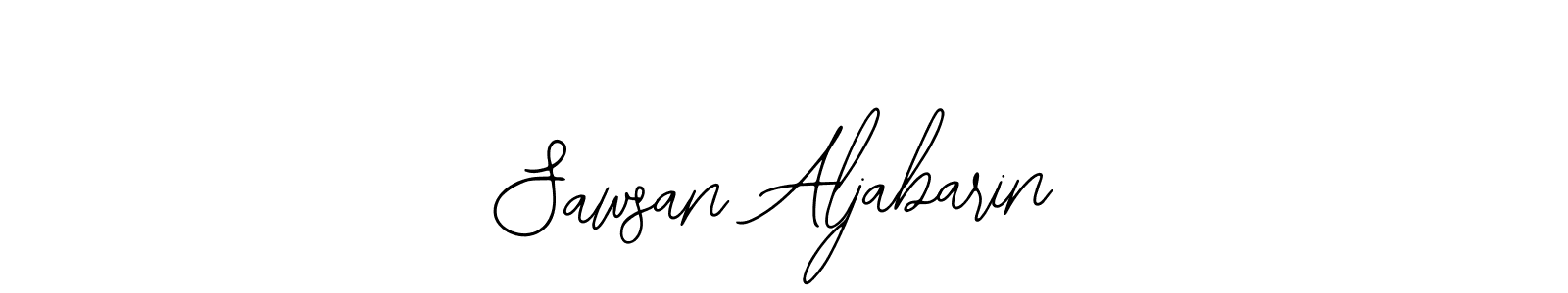 You should practise on your own different ways (Bearetta-2O07w) to write your name (Sawsan Aljabarin) in signature. don't let someone else do it for you. Sawsan Aljabarin signature style 12 images and pictures png