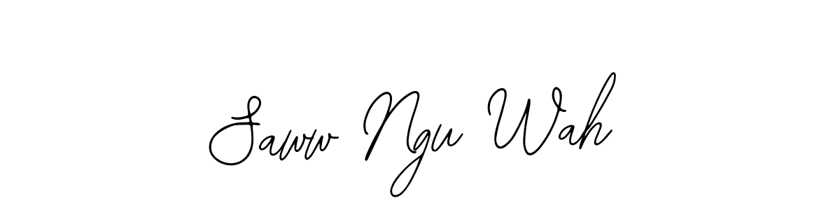 It looks lik you need a new signature style for name Saww Ngu Wah. Design unique handwritten (Bearetta-2O07w) signature with our free signature maker in just a few clicks. Saww Ngu Wah signature style 12 images and pictures png