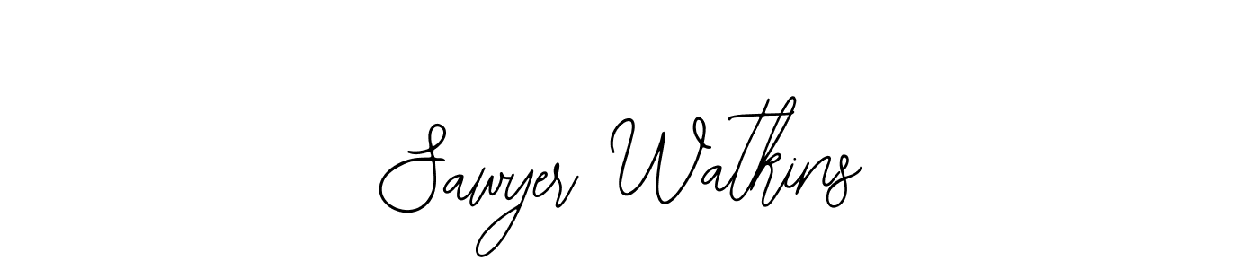 How to make Sawyer Watkins signature? Bearetta-2O07w is a professional autograph style. Create handwritten signature for Sawyer Watkins name. Sawyer Watkins signature style 12 images and pictures png