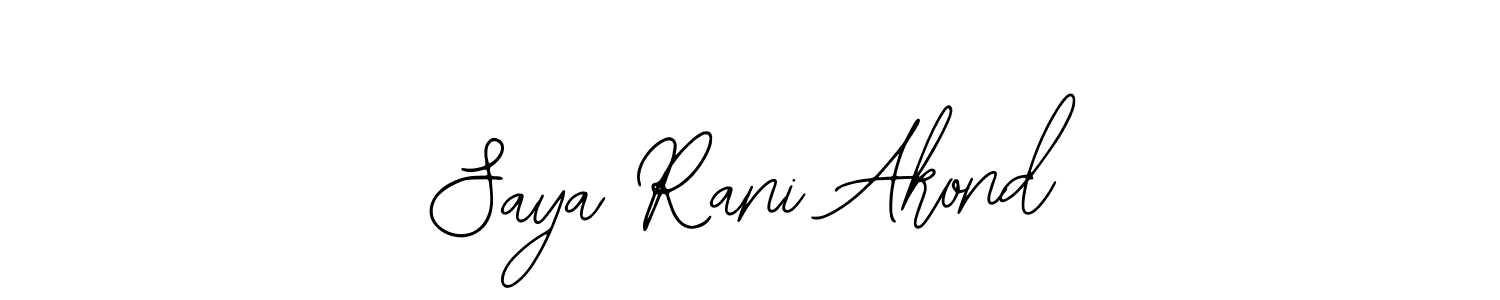 See photos of Saya Rani Akond official signature by Spectra . Check more albums & portfolios. Read reviews & check more about Bearetta-2O07w font. Saya Rani Akond signature style 12 images and pictures png