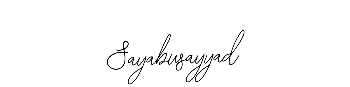 Also You can easily find your signature by using the search form. We will create Sayabusayyad name handwritten signature images for you free of cost using Bearetta-2O07w sign style. Sayabusayyad signature style 12 images and pictures png
