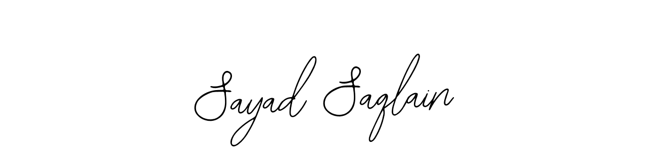 This is the best signature style for the Sayad Saqlain name. Also you like these signature font (Bearetta-2O07w). Mix name signature. Sayad Saqlain signature style 12 images and pictures png
