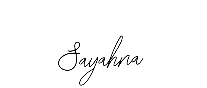 Use a signature maker to create a handwritten signature online. With this signature software, you can design (Bearetta-2O07w) your own signature for name Sayahna. Sayahna signature style 12 images and pictures png