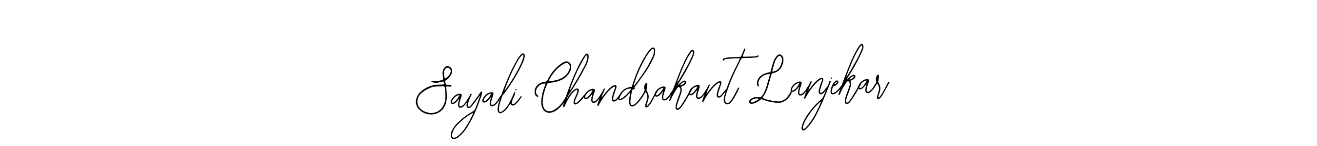 Design your own signature with our free online signature maker. With this signature software, you can create a handwritten (Bearetta-2O07w) signature for name Sayali Chandrakant Lanjekar. Sayali Chandrakant Lanjekar signature style 12 images and pictures png