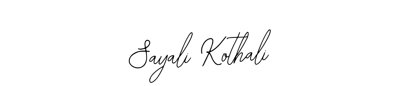 Bearetta-2O07w is a professional signature style that is perfect for those who want to add a touch of class to their signature. It is also a great choice for those who want to make their signature more unique. Get Sayali Kothali name to fancy signature for free. Sayali Kothali signature style 12 images and pictures png