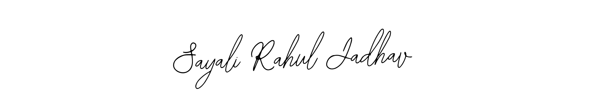 Create a beautiful signature design for name Sayali Rahul Jadhav. With this signature (Bearetta-2O07w) fonts, you can make a handwritten signature for free. Sayali Rahul Jadhav signature style 12 images and pictures png