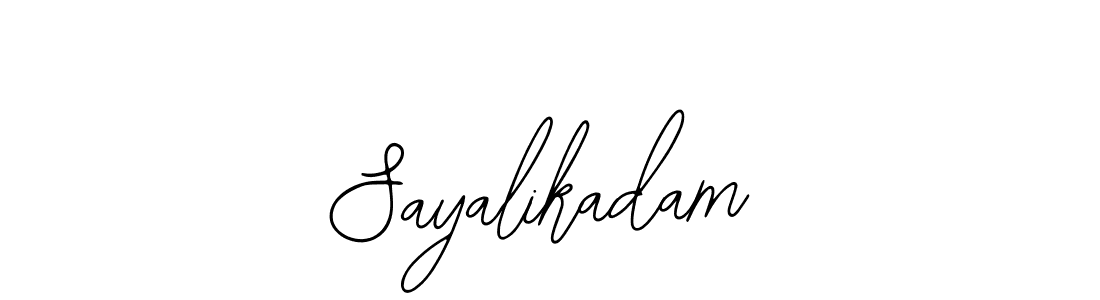 if you are searching for the best signature style for your name Sayalikadam. so please give up your signature search. here we have designed multiple signature styles  using Bearetta-2O07w. Sayalikadam signature style 12 images and pictures png