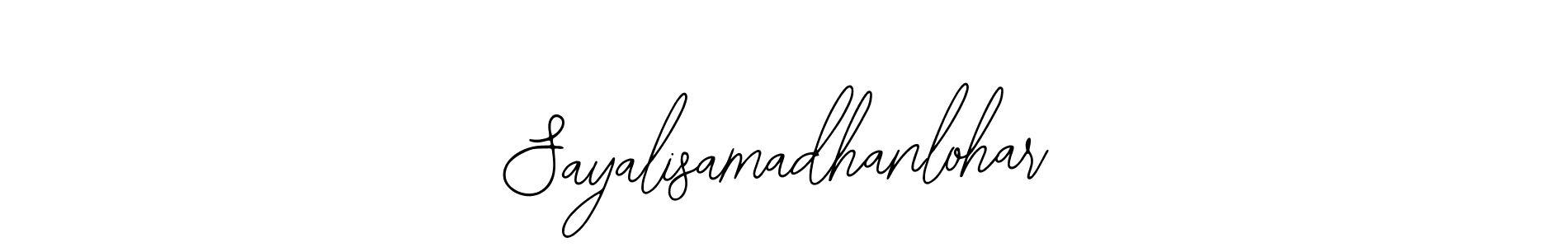 Also we have Sayalisamadhanlohar name is the best signature style. Create professional handwritten signature collection using Bearetta-2O07w autograph style. Sayalisamadhanlohar signature style 12 images and pictures png