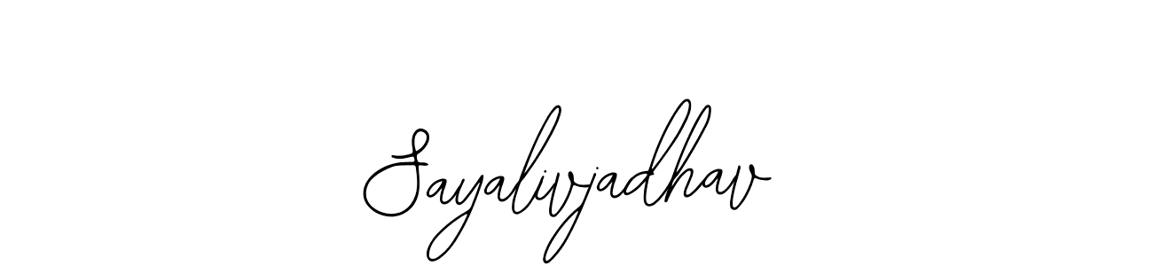 How to make Sayalivjadhav name signature. Use Bearetta-2O07w style for creating short signs online. This is the latest handwritten sign. Sayalivjadhav signature style 12 images and pictures png