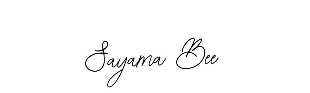 You can use this online signature creator to create a handwritten signature for the name Sayama Bee. This is the best online autograph maker. Sayama Bee signature style 12 images and pictures png